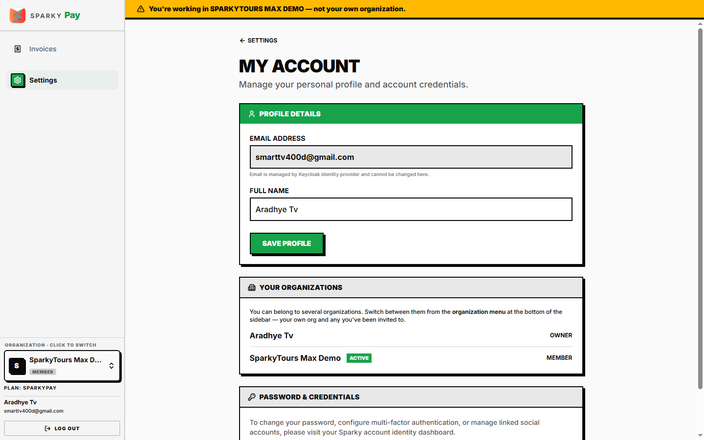 One secure account